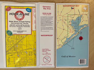 Galveston West Bay: Wade, Shore & Kayak Fishing Map by Hook-N-Line