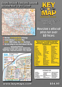 Houston Police Special Edition - Harris County 54th Key Map Atlas