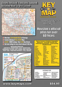 Houston Key Map Houston Police Special Edition - Harris County 54th Key Map Atlas ...