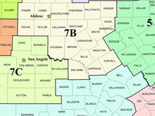 Texas Oil & Gas Division District Map