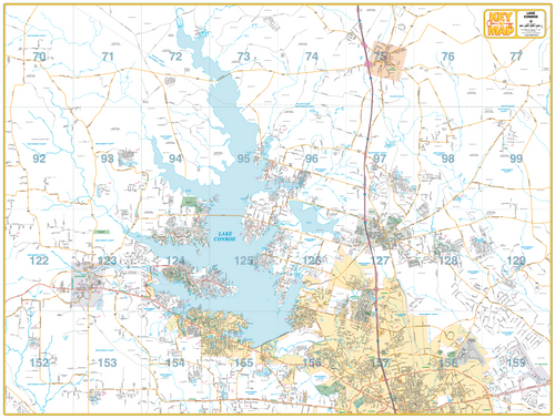 Lake Conroe - Houston Map Company