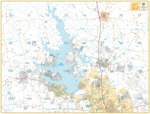 Lake Conroe - Houston Map Company