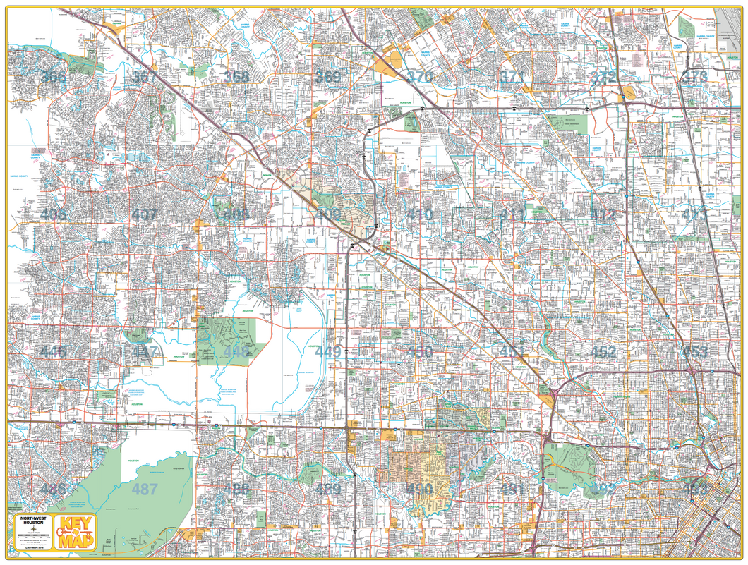 Northwest Houston - Houston Map Company