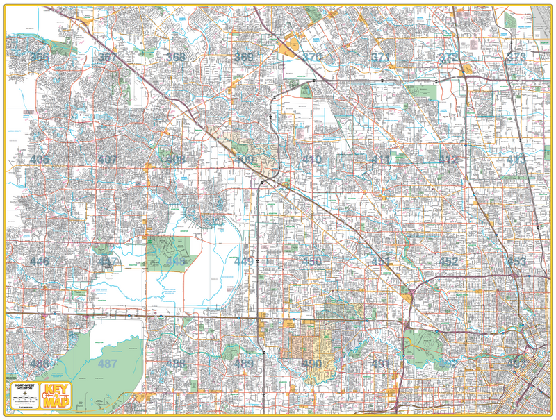 Northwest Houston Zip Code Map