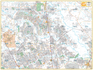 Spring/ The Woodlands - Houston Map Company