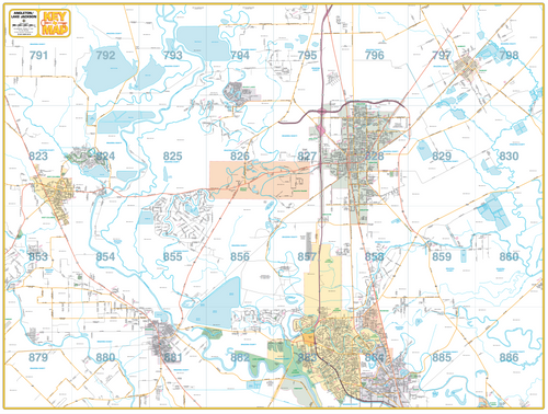Angleton/ Lake Jackson - Houston Map Company