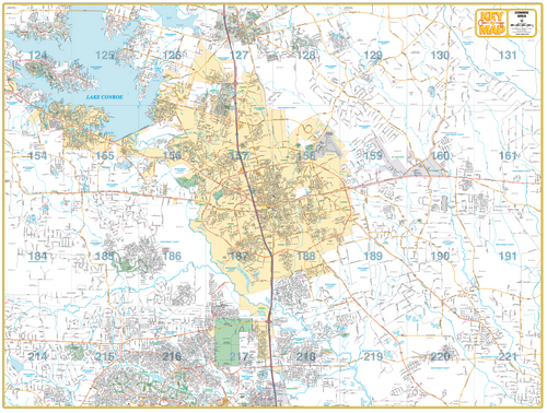 Conroe - Houston Map Company