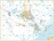 Lake Jackson/ Freeport - Houston Map Company