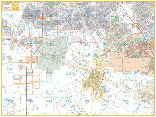 North Central Brazoria County - Houston Map Company