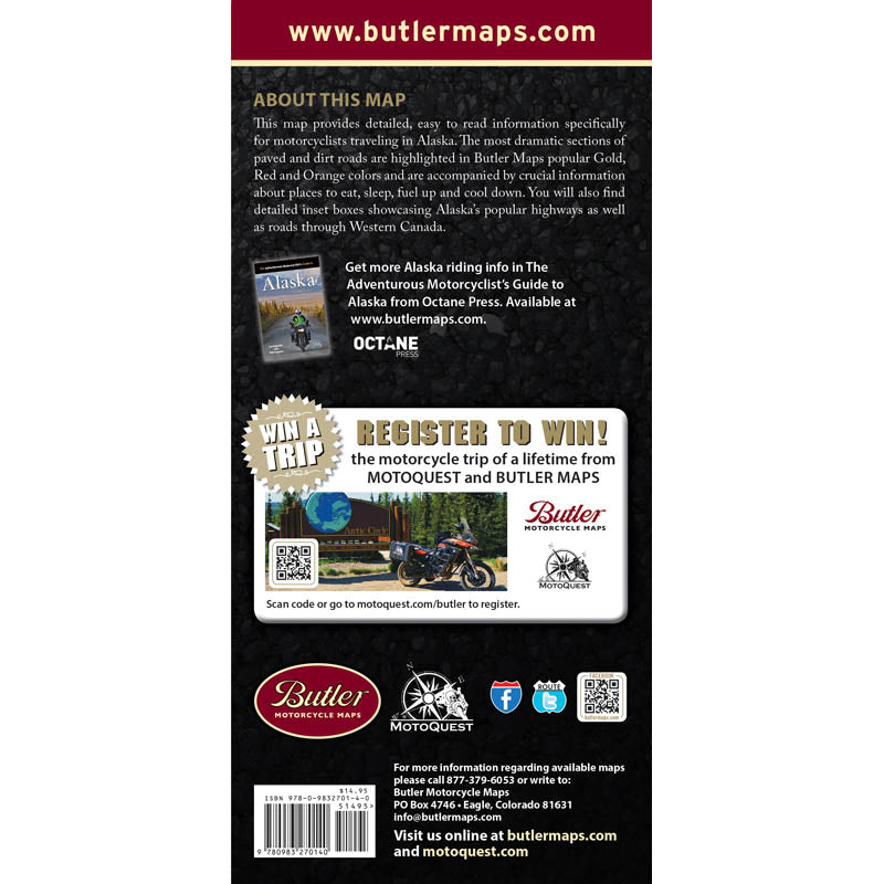 Alaska Folding Map - Butler – Houston Map Company