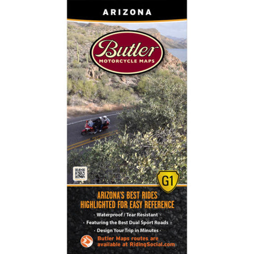 Arizona Folding Map - Butler - Houston Map Company