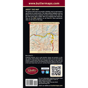 Idaho Folding Map - Butler - Houston Map Company