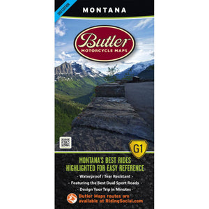 Montana Folding Map - Buler - Houston Map Company
