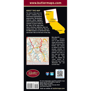 Northern California Folding Map - Butler - Houston Map Company
