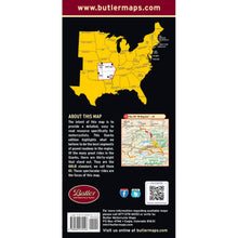 The Ozarks Folding Map - Butler - Houston Map Company