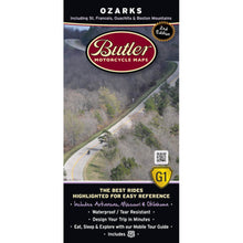 The Ozarks Folding Map - Butler - Houston Map Company