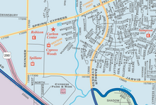 CyFair ISD Wall Map - 2020/2021