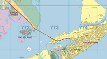 Galveston County Wall Map - Houston Map Company