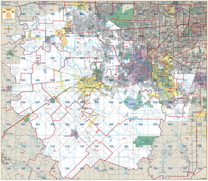 Fort Bend County Wall Map - Houston Map Company