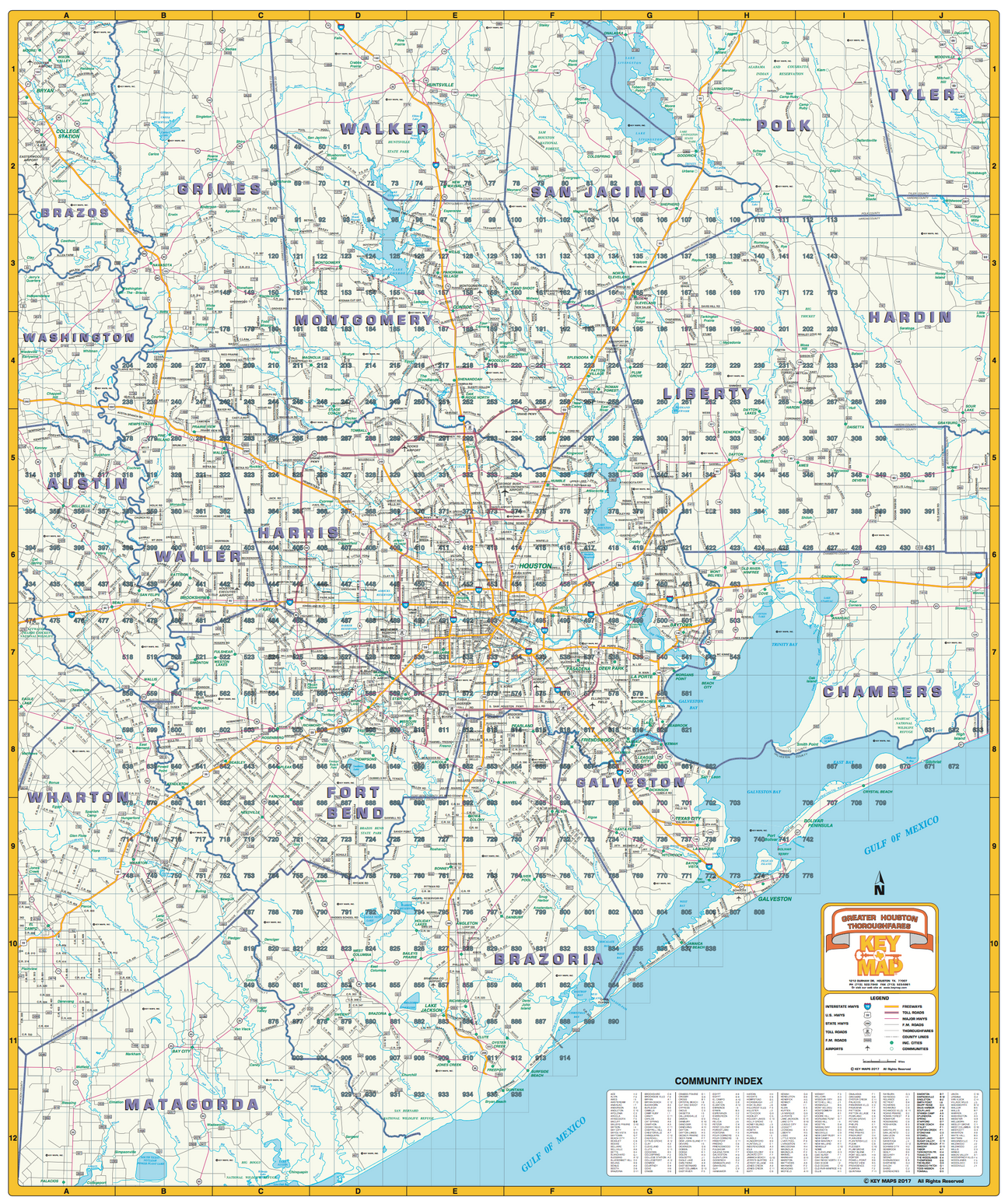 Houston Maps – Houston Map Company