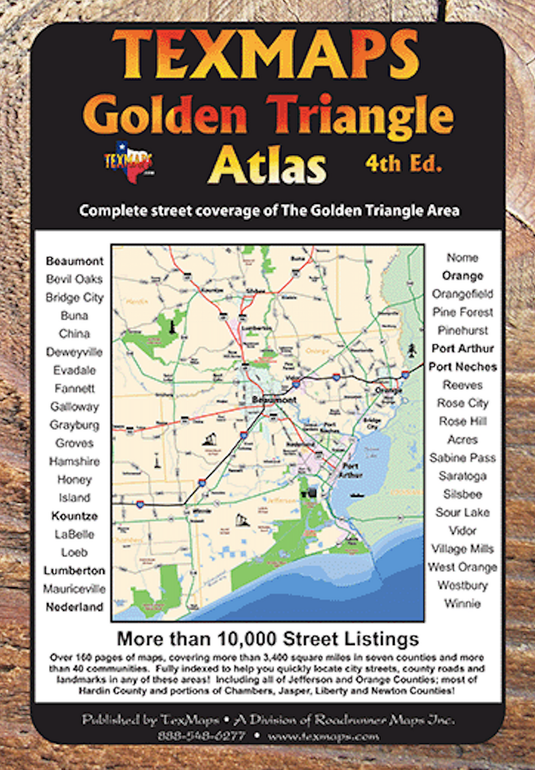 Golden Triangle Atlas - Houston Map Company