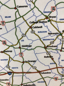 South Central USA - Houston Map Company