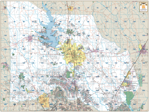 Montgomery County Wall Maps - Houston Map Company