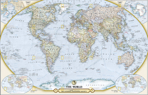 National Geographic 125th Anniversary World Map
