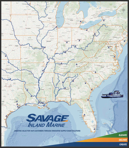 Savage Inland Marine - Houston Map Company