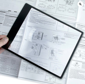 MagniSheet 2x Power Flexible Key Map Page Magnifier