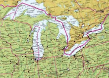 North America Political Wall Map