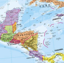 North America Political Wall Map