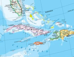 North America Wall Map - Canada Reference