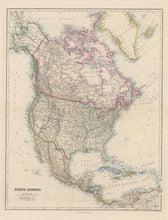 Stanford's Folio North America Map (1884)