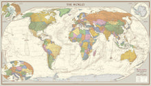 Antique Style World Map