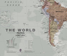 Executive World Wall Map
