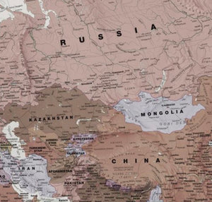 Executive World Wall Map