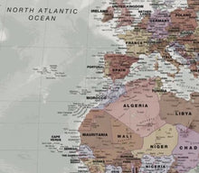 Executive World Wall Map
