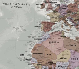 Executive World Wall Map