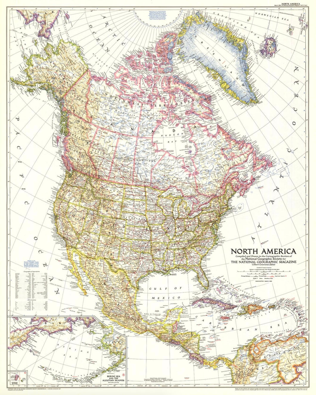 North America - Published 1952