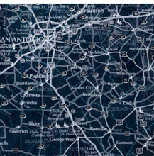Stellar Texas Wall Map