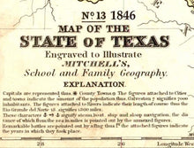 1846 Texas "Stovepipe" Map
