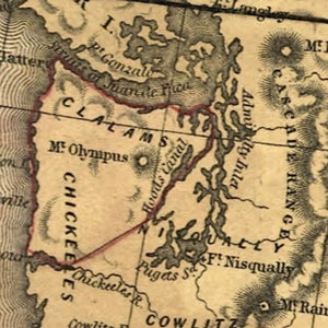 A New Map of Texas, Oregon and California with the Regions Adjoning, 1846