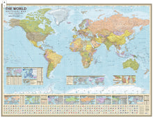 Political World Map - Xtra Large