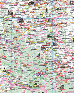Ukraine Tourist Wall Map - Latynka