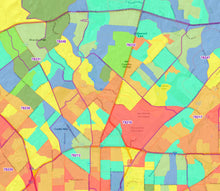 San Antonio Texas Income Map with Zip Codes