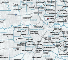 2022 HISD - Houston ISD Wall Map