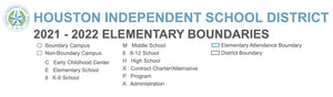 2024 HISD - Houston ISD Wall Map