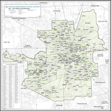2022 HISD - Houston ISD Wall Map