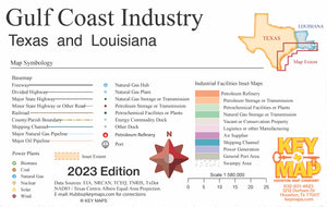 2024 Gulf Coast Industrial Map - Texas & Louisiana